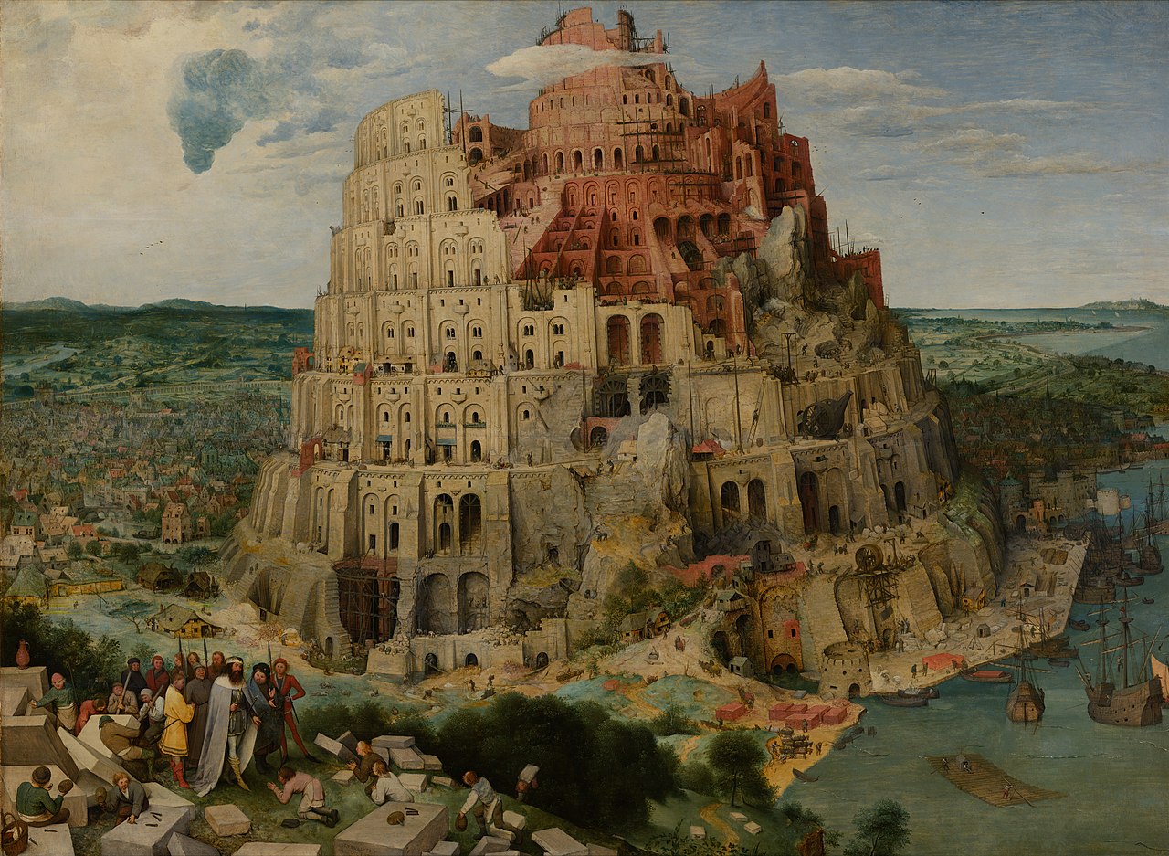 The Tower of Babel ( Artist : Bruegel the Elder_1563 )