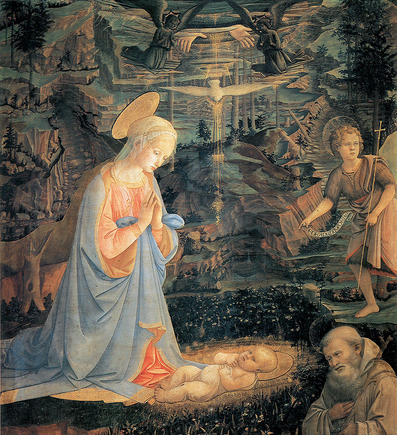 Adoration in the Forest ( Artist : Lippi_1459 )