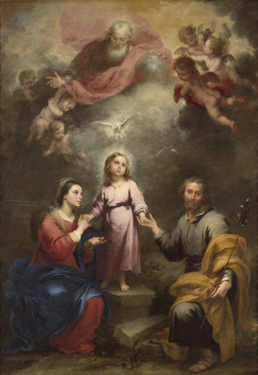 The Heavenly and Earthly Trinities ( Artist : Murillo_1681 )