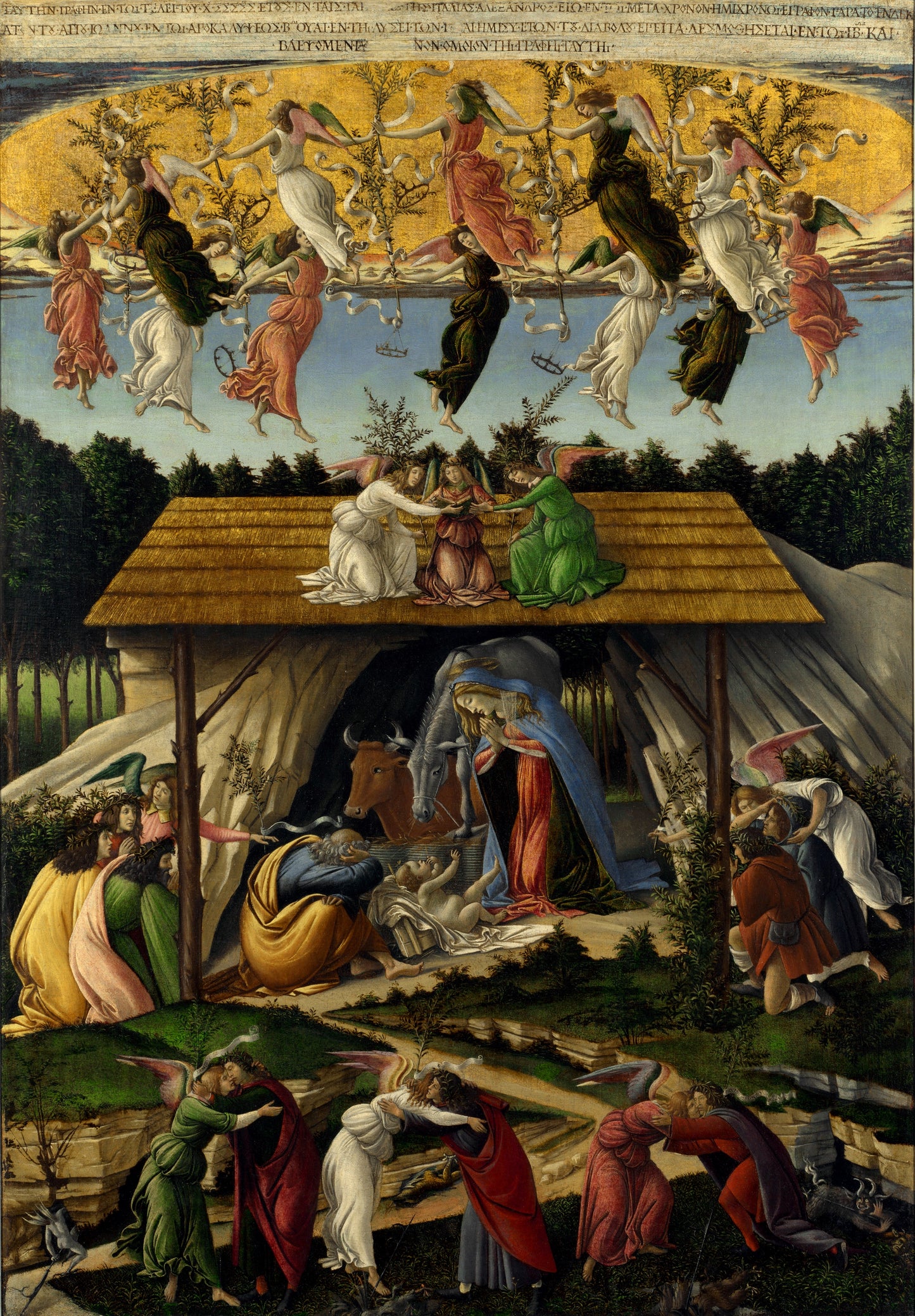 Mystic Nativity ( Artist : Boticelli_1501 )