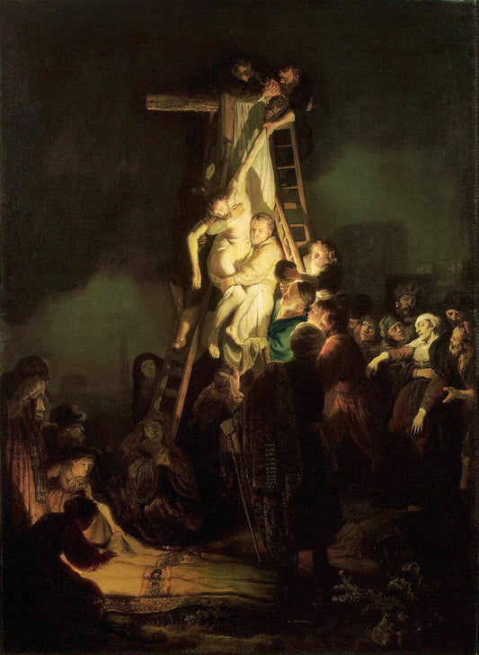 Descent of Christ from the Cross ( Artist: Rembrandt_1632 )