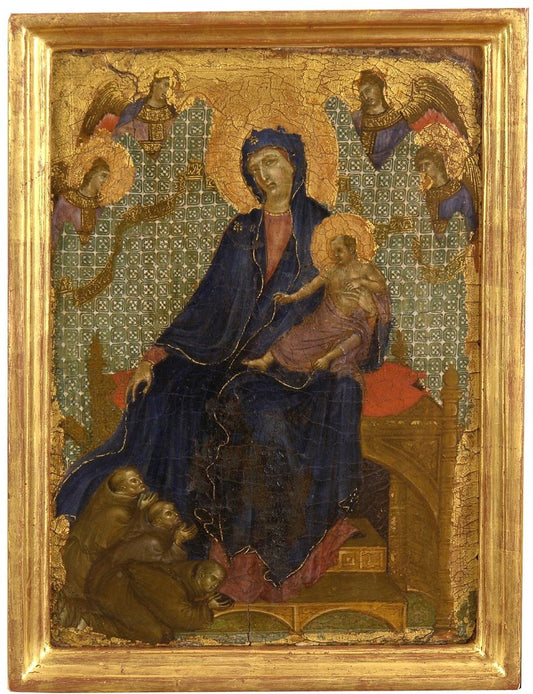 The Madonna and Child_1284 ( Artist : Duccio )