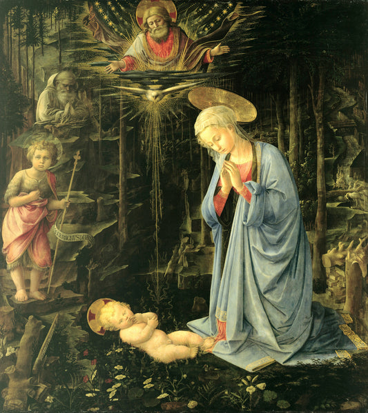 Adoration in the Forest ( Artist : Lippi_1459 )
