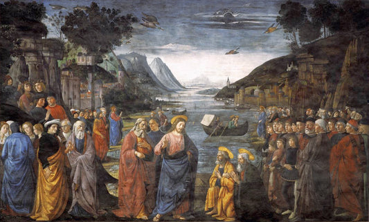 Calling of the Apostles ( Artist : Ghirlandaio_1481 )