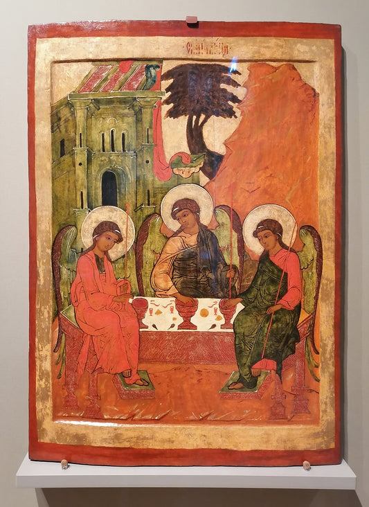 Icon with the Trinity of the Old Testament ( first half of 17th Century )