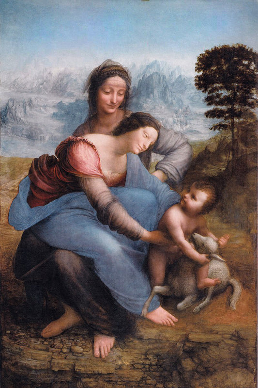 Virgin and Child with Saint Anne ( Artist : Da Vinci_1519 )