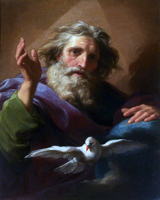 God the Father and the Holy Spirit ( Artist : Batoni_1743 )