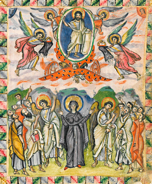 The Ascension  ( Rabula Gospel_ 6th Century )