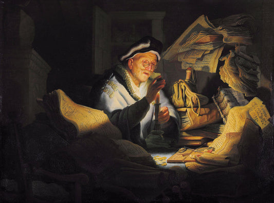 The Parable of the Rich Fool ( Artist : Rembrandt_1627 )