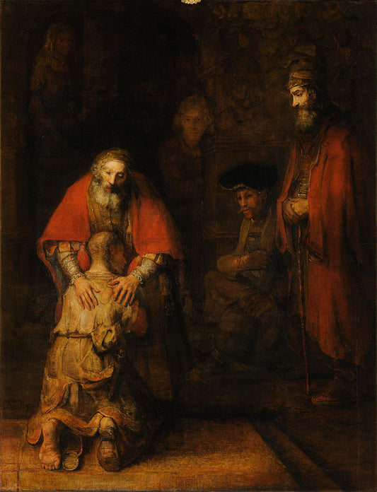 Return of the Prodigal Son ( Artist: Rembrandt_1669 )