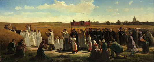 Blessing of the Wheat at Artois ( Artist Gegoux/Breton_1881 )