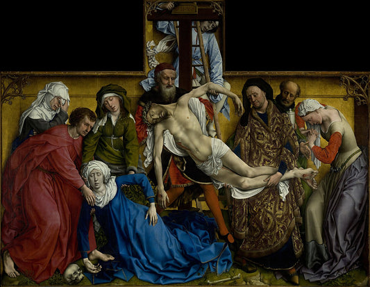 Descent of Christ from the Cross ( Artist : Van Der Weyden_1435 )
