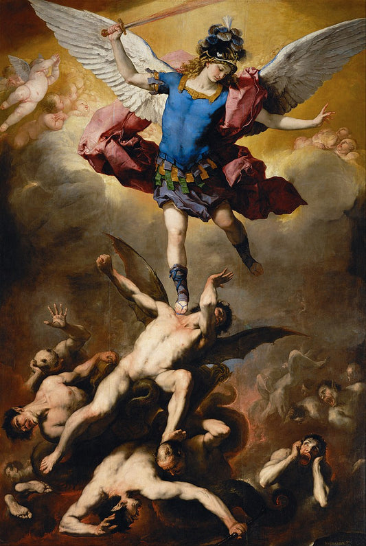The Fall of the Rebel Angels ( Artist : Giordano - 1666 )