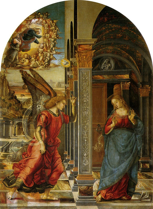 The Annunciation ( Artist : Signorelli - 1491 )