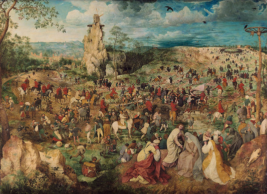 Procession to Calvary ( Bruegel the Elder_1564 )