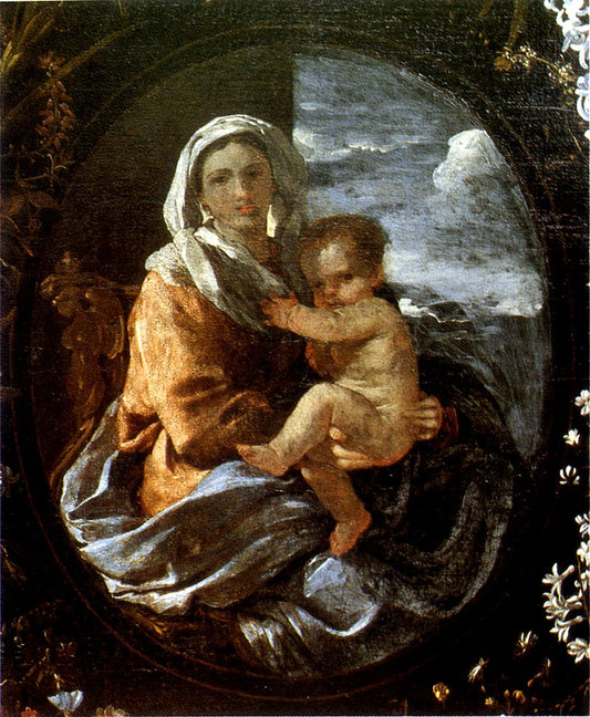 The Virgin and Child ( Artist : Poussin_1627 )