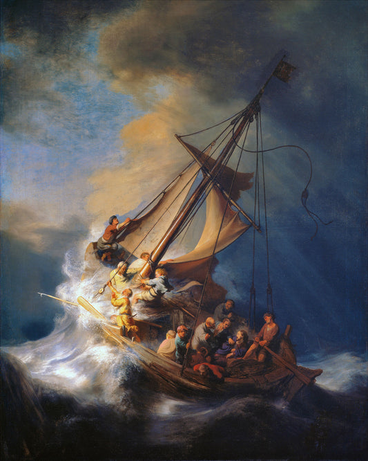 Storm on the Sea of Galilee ( Artist: Rembrandt_1633 )